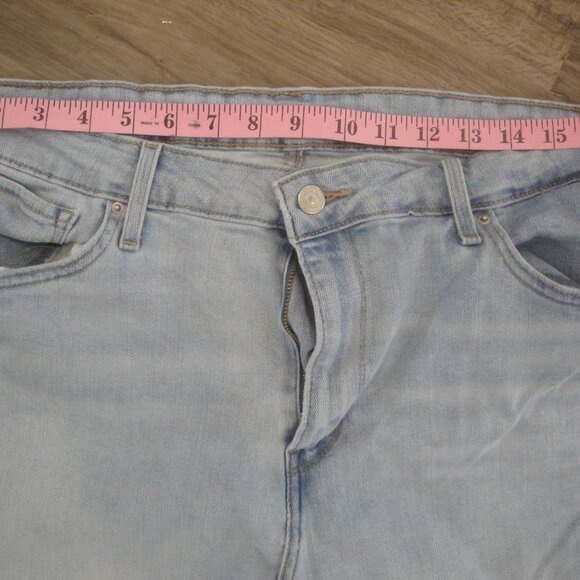 Levi's 721 High Rise Skinny Women's Size 18 M soft light wash NWT - Picture 10 of 14
